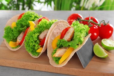 Lezzetli balık tacos