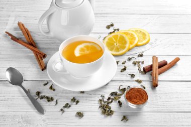 çay ile kompozisyon 