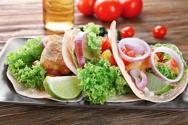 Lezzetli balık tacos
