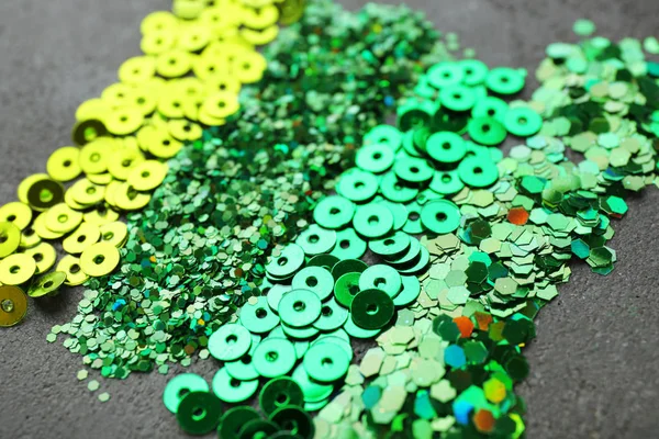 Shiny green sequins — Stock Photo, Image