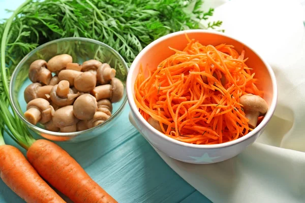 Delicious carrot salad — Stock Photo, Image
