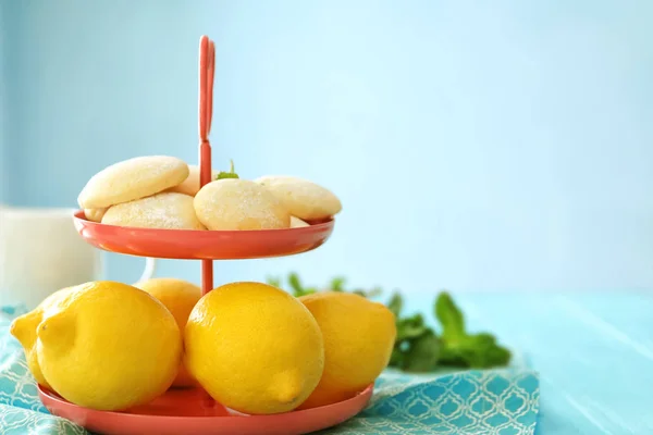 自制柠檬饼干 — 图库照片