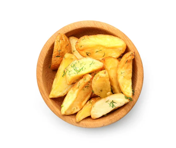 Baked potato wedges — Stock Photo, Image