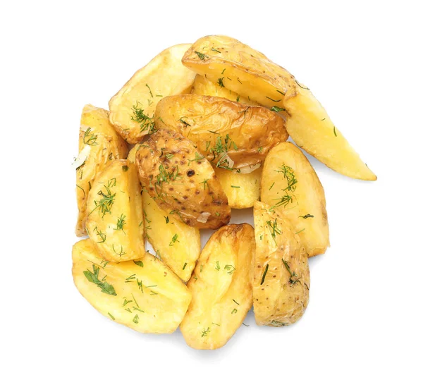Baked potato wedges — Stock Photo, Image