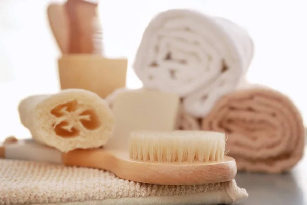 Composition with bath accessories — Stock Photo, Image