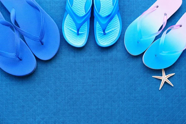 Renkli flip flop — Stok fotoğraf