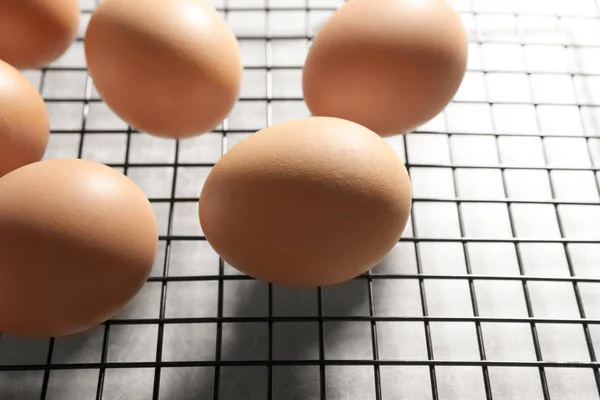 Parrilla con huevos en incubadora — Foto de Stock