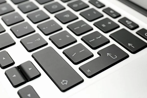 Nowoczesny laptop klawiatura — Zdjęcie stockowe