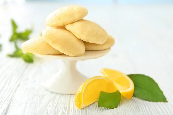 Zelfgemaakte citroen cookies — Stockfoto