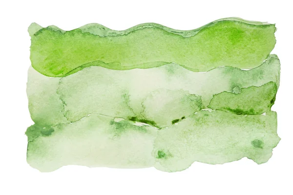 Mancha aquarela verde — Fotografia de Stock