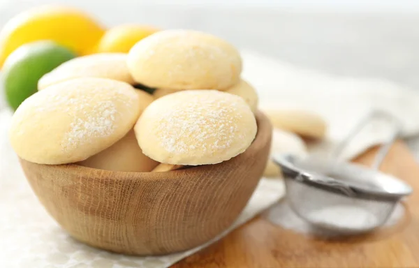 Zelfgemaakte citroen cookies — Stockfoto