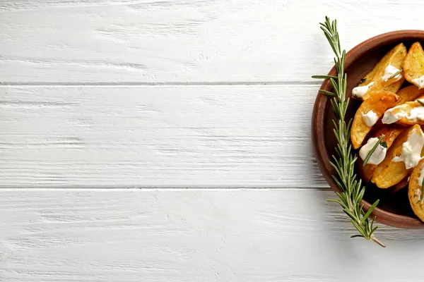 lezzetli fırında patates dilimleri