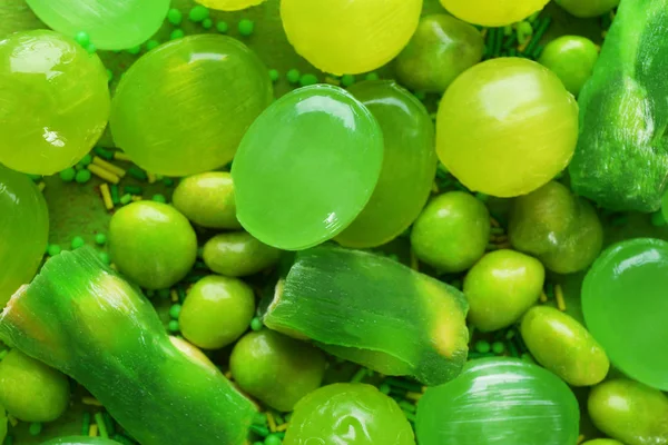 Zielony owoc krople — Zdjęcie stockowe