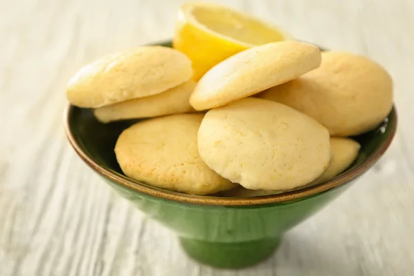 Soubory cookie domácí citrónový — Stock fotografie