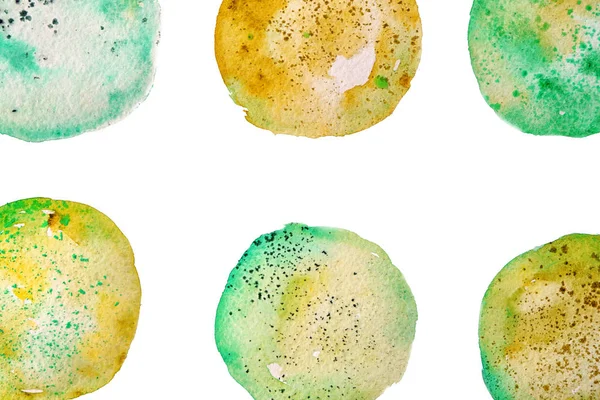 Yeşil suluboya boya 