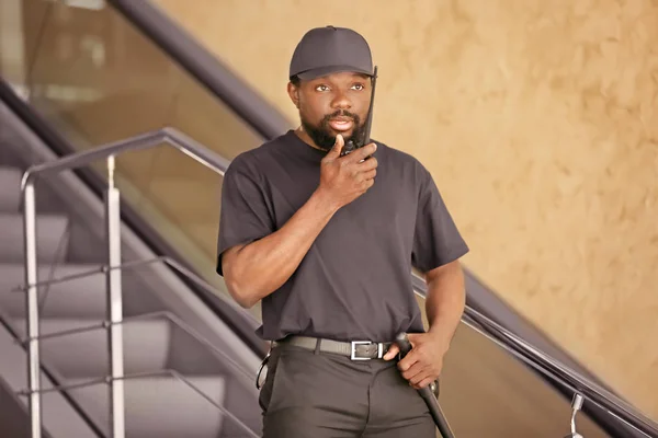 Male security guard — Stock Photo, Image