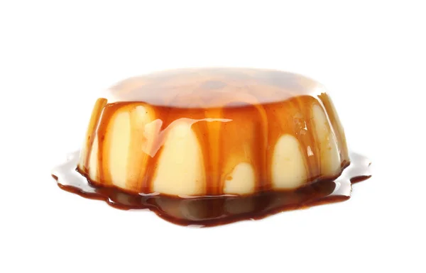 Lezzetli vanilyalı puding — Stok fotoğraf
