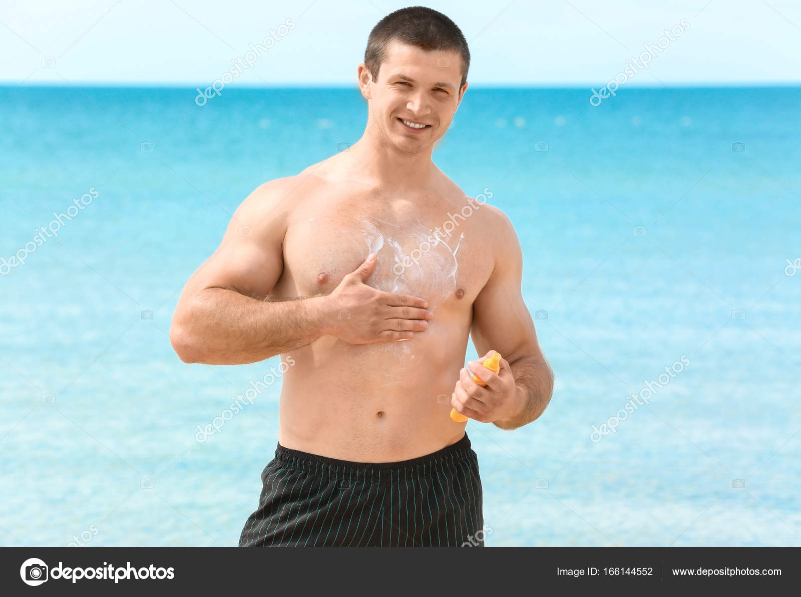 sunscreen man