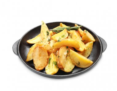 lezzetli fırında patates dilimleri