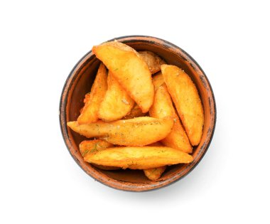 lezzetli fırında patates dilimleri