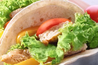 Lezzetli balık taco