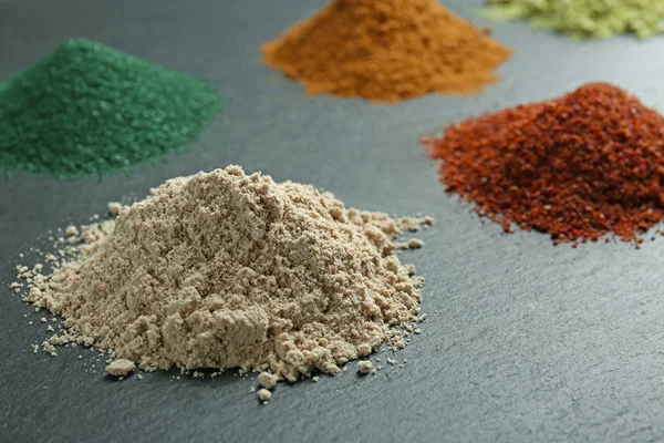 Various colorful superfood powders — Stock Photo, Image