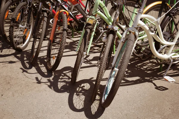 Bisiklet park yeri — Stok fotoğraf