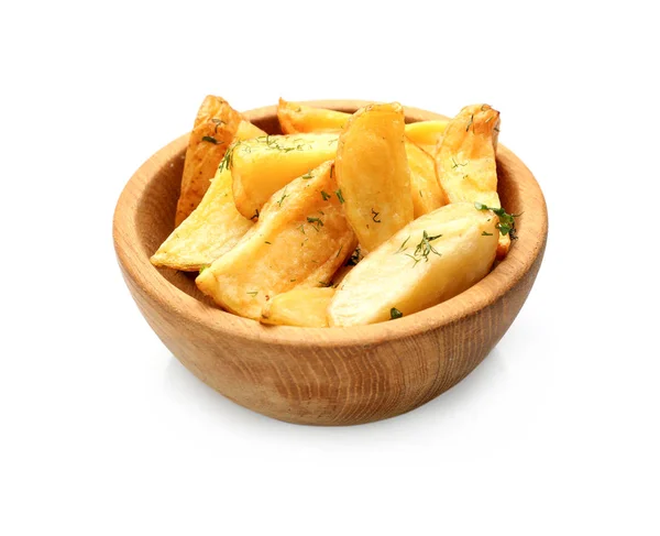 Deliciosas cuñas de patata al horno — Foto de Stock