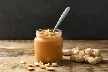 Krem fıstık ezmesi ile jar 