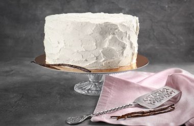 lezzetli vanilyalı pasta  