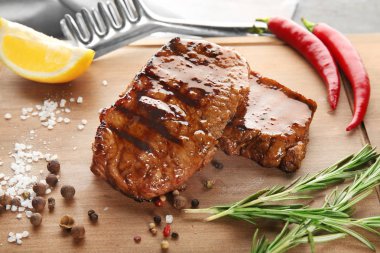 Lezzetli ızgara biftek 