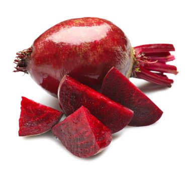 Lezzetli dilimlenmiş olgun pancar 