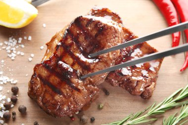 Lezzetli ızgara biftek 