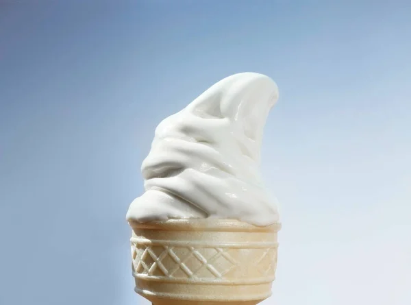 Yogurt ice-cream cone — Stock Photo, Image