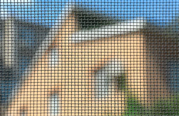 Экран комаров, закрыть — стоковое фото