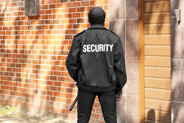 Security guard standing — Stock Photo, Image