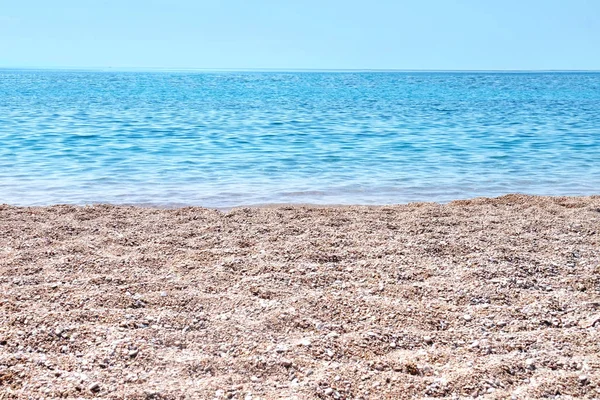 Charming seascape on hot day