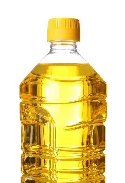 Fles van koken olie — Stockfoto