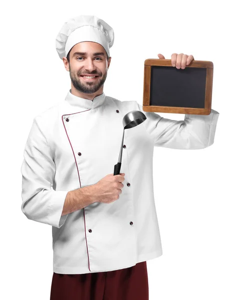 Mladý samec kuchař — Stock fotografie
