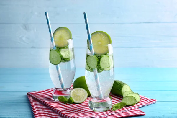 serinletici su nane ve salatalık ile