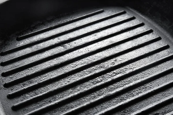 Closeup view of grill pan — Stock Photo, Image