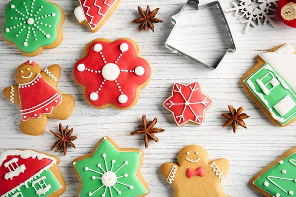 おいしいクリスマスの手作りクッキー — ストック写真