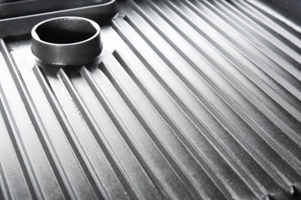 Ribbed surface of baking pan — Stock Photo, Image