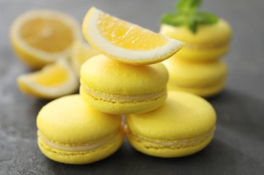  ev yapımı limon macarons 
