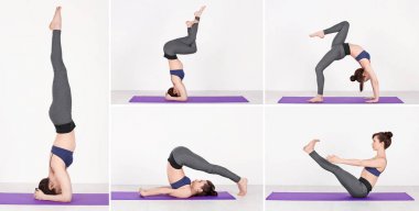Yoga yapan kadın