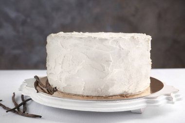 Lezzetli vanilyalı Pasta krema ile 