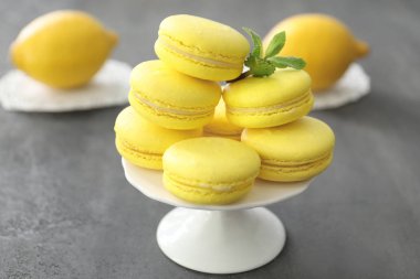  ev yapımı limon macarons 