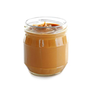 Krem fıstık ezmesi ile jar 
