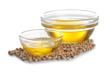 Kenevir yağı ile kase 