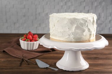 Lezzetli vanilyalı Pasta krema ile 